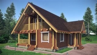 Проекты домов 9х9 из оцилиндрованного бревна в Ростове-на-Дону