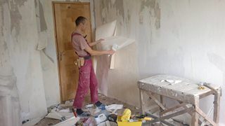 Фото процесса Ремонт детской комнаты для двоих детей