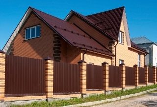 Забор для частного дома в Ростове-на-Дону